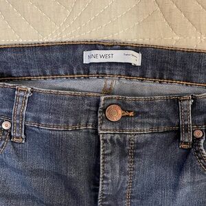 Nine West Dark Blue Denim Pants